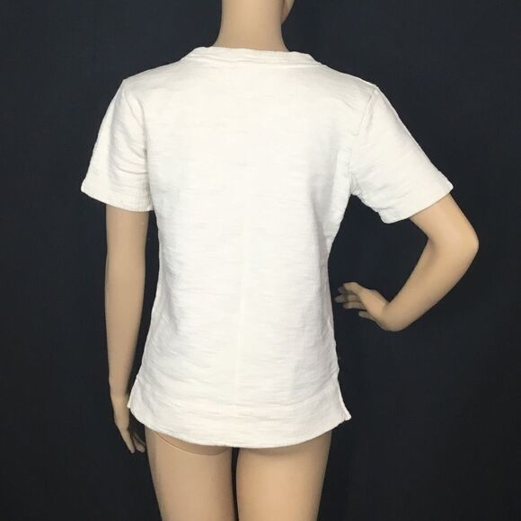 J. Crew Thick Knit Cotton Pocket Tee (UC11) - Picture 3 of 6